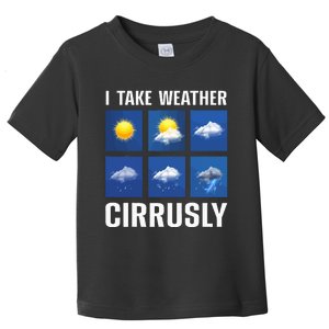 Weather Forecast Meteorologist Cute and Engaging Toddler T-Shirt