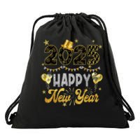 Women Family Matching Happy New Year Party 2025 Ballon Gift Drawstring Bag