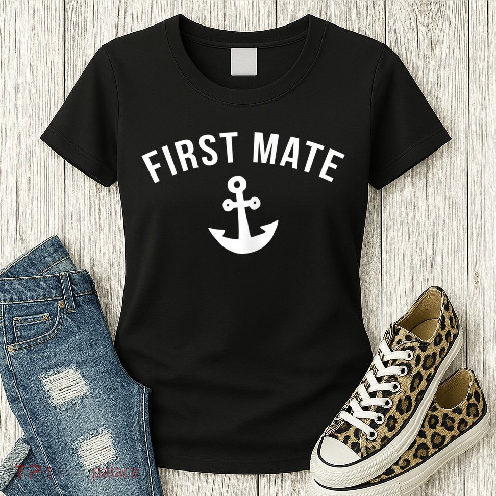 Womens First Mate Boating Womens T-Shirt