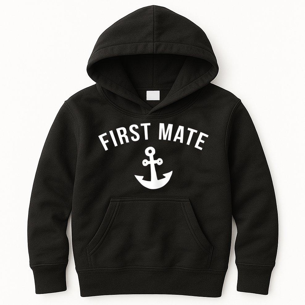Womens First Mate Boating Kids Hoodie