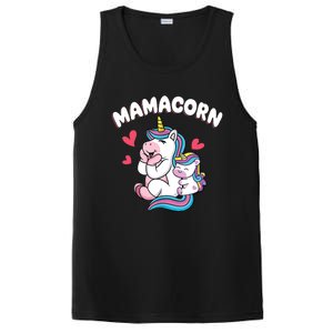 Wo Funny Mamacorn Unicorn Costume Mom Mother's Day PosiCharge Competitor Tank