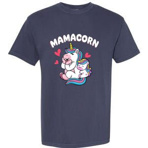 Wo Funny Mamacorn Unicorn Costume Mom Mother's Day Garment-Dyed Heavyweight T-Shirt