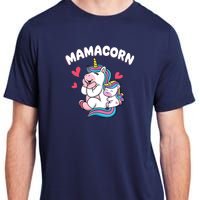 Wo Funny Mamacorn Unicorn Costume Mom Mother's Day Adult ChromaSoft Performance T-Shirt