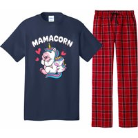 Wo Funny Mamacorn Unicorn Costume Mom Mother's Day Pajama Set