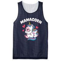 Wo Funny Mamacorn Unicorn Costume Mom Mother's Day Mesh Reversible Basketball Jersey Tank