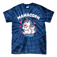 Wo Funny Mamacorn Unicorn Costume Mom Mother's Day Tie-Dye T-Shirt