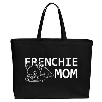 Womens Frenchie Mom Clothes Gift Dog French Bulldog Gift Cotton Canvas Jumbo Tote