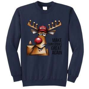 Women Funny Make Christmas Great Again Reindeer Trump Election Win Sweatshirt