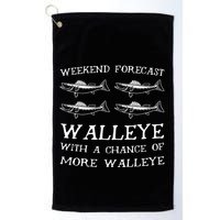 Weekend Forecast More Walleye Fish Golf Towel