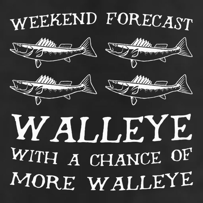 Weekend Forecast More Walleye Fish Golf Towel