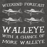 Weekend Forecast More Walleye Fish Vector Backpack