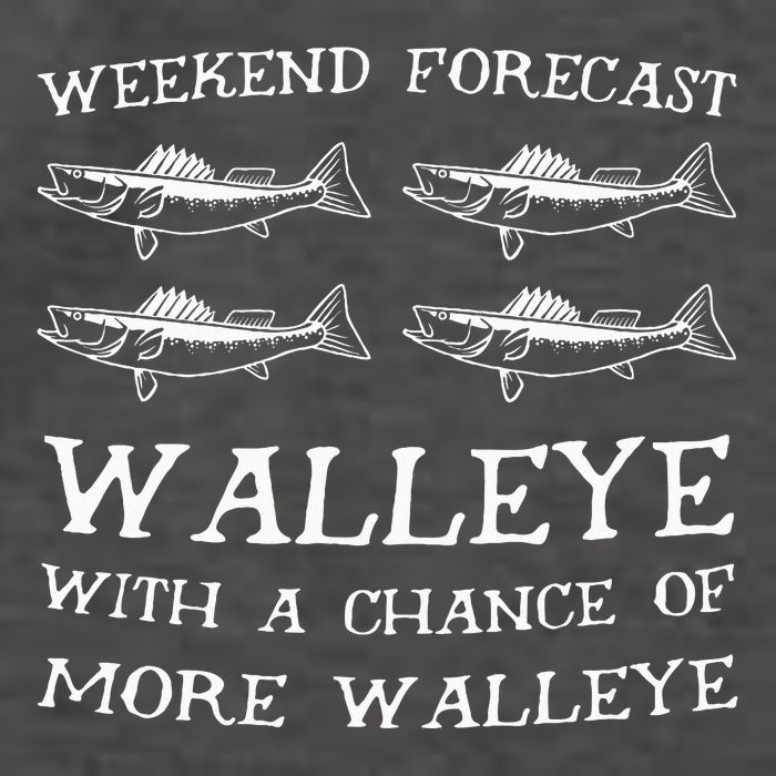 Weekend Forecast More Walleye Fish Vector Backpack