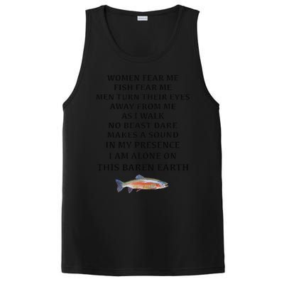 Woman Fear Me Fish Fear Me Turn Their Eyes Away From Me PosiCharge Competitor Tank