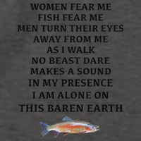 Woman Fear Me Fish Fear Me Turn Their Eyes Away From Me Vector Backpack
