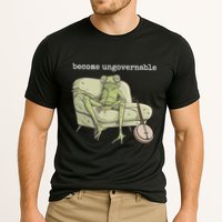 Weird Frog Meme Stupid Cursed Toad Become Ungovernable Cooling Performance Crew T-Shirt