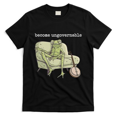 Weird Frog Meme Stupid Cursed Toad Become Ungovernable T-Shirt