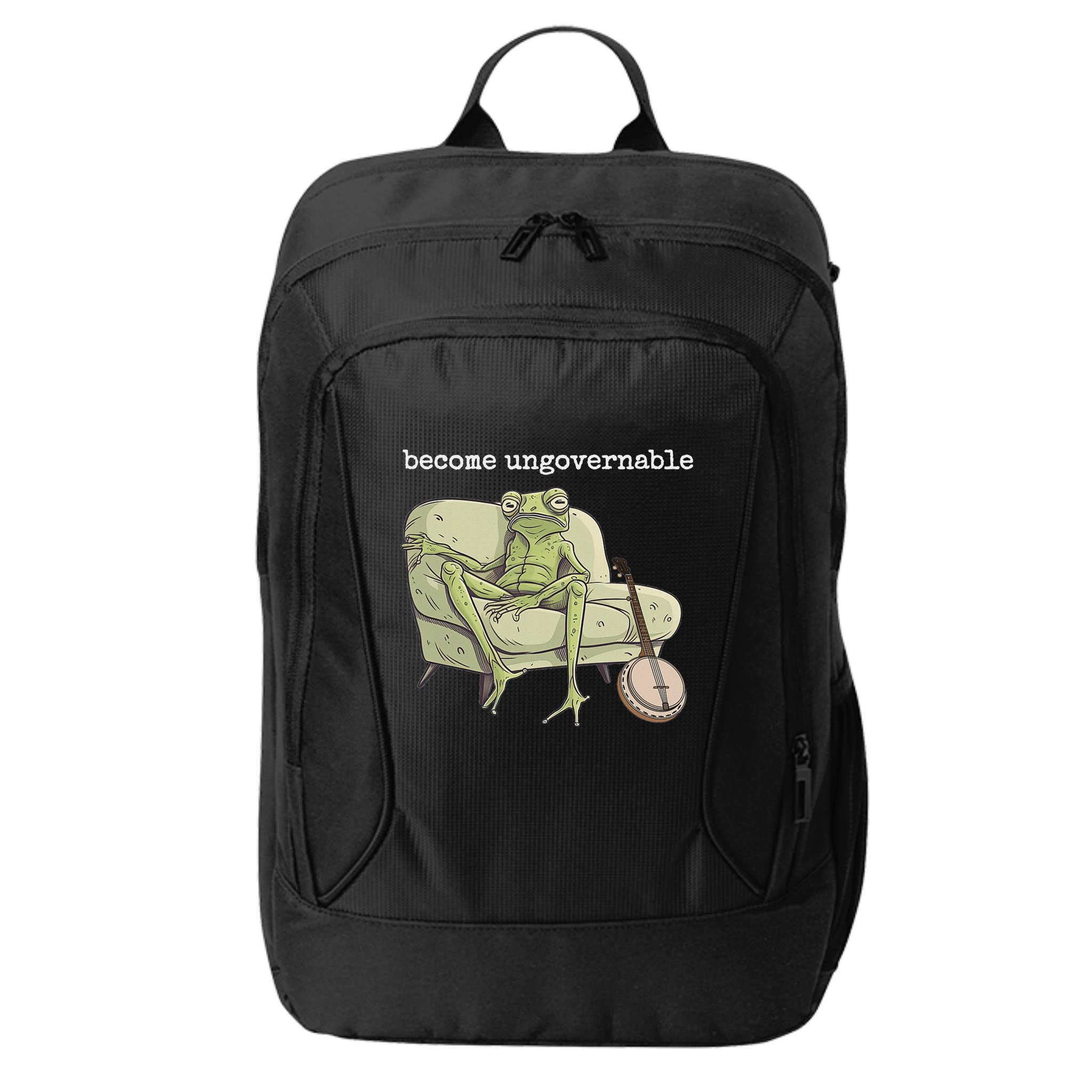 Weird Frog Meme Stupid Cursed Toad Become Ungovernable City Backpack