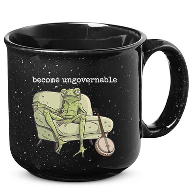 Weird Frog Meme Stupid Cursed Toad Become Ungovernable 15oz Campfire Ceramic Mug