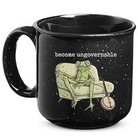 Weird Frog Meme Stupid Cursed Toad Become Ungovernable 15oz Campfire Ceramic Mug