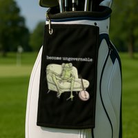 Weird Frog Meme Stupid Cursed Toad Become Ungovernable Golf Towel