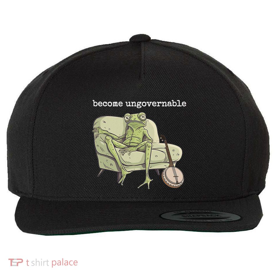 Weird Frog Meme Stupid Cursed Toad Become Ungovernable Wool Snapback Cap
