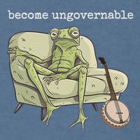 Weird Frog Meme Stupid Cursed Toad Become Ungovernable Garment-Dyed Sweatshirt