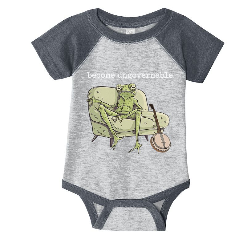 Weird Frog Meme Stupid Cursed Toad Become Ungovernable Infant Baby Jersey Bodysuit