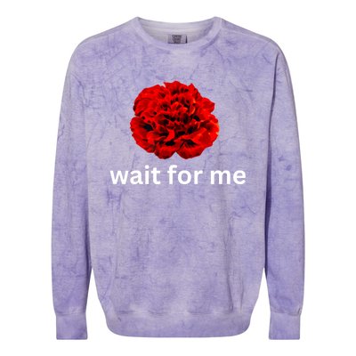 Wait For Me Hadestown Broadway Musical Theatre Colorblast Crewneck Sweatshirt