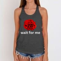 Wait For Me Hadestown Broadway Musical Theatre Women's Knotted Racerback Tank