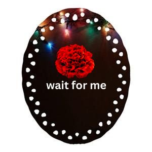 Wait For Me Hadestown Broadway Musical Theatre Ceramic Oval Ornament