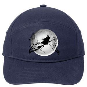 Witch Full Moon Halloween Costume Witchy Teen Girls Meaningful Gift 7-Panel Snapback Hat