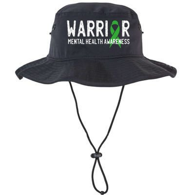 Warrior Fighter Mental Health Awareness Month Green Ribbon Legacy Cool Fit Booney Bucket Hat