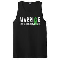 Warrior Fighter Mental Health Awareness Month Green Ribbon PosiCharge Competitor Tank