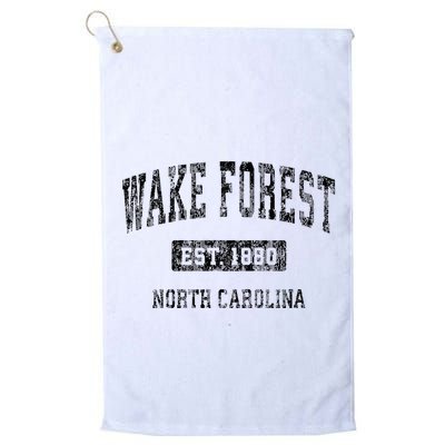 Wake Forest North Carolina Nc Vintage Sports Design Golf Towel