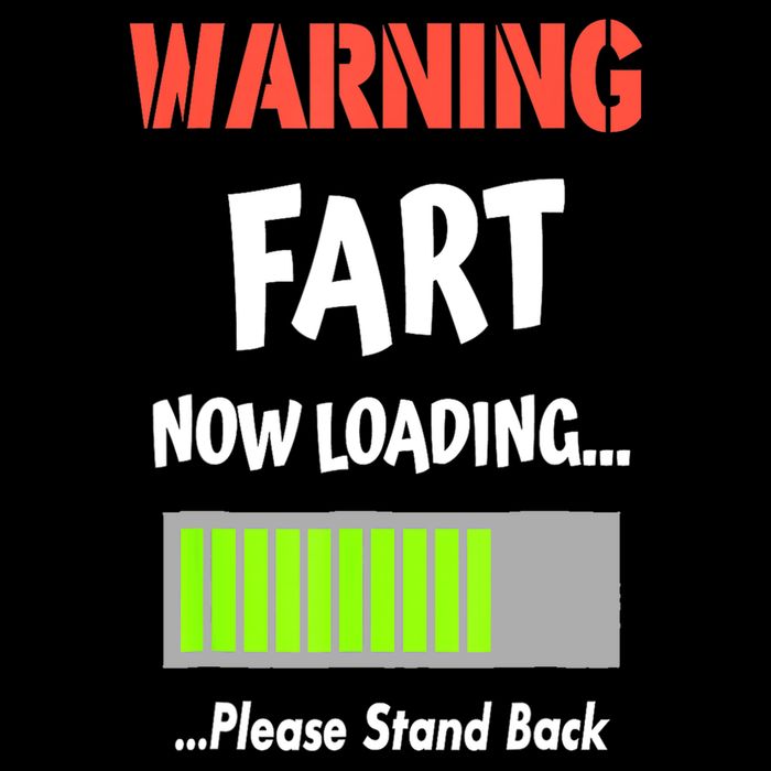 Warning Fart Now Loading Please Stand Back Funny Gag Gifts Drawstring Bag