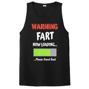 Warning Fart Now Loading Please Stand Back Funny Gag Gifts PosiCharge Competitor Tank