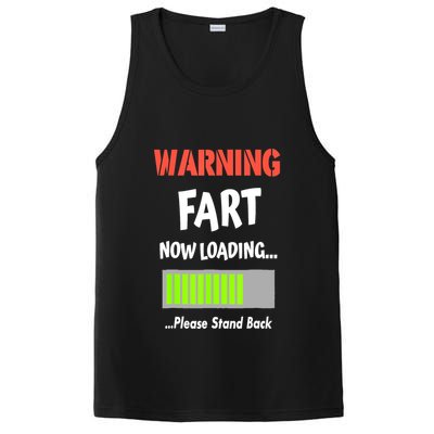 Warning Fart Now Loading Please Stand Back Funny Gag Gifts PosiCharge Competitor Tank