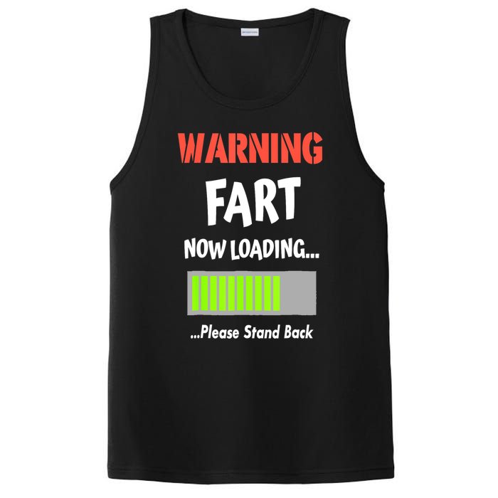 Warning Fart Now Loading Please Stand Back Funny Gag Gifts PosiCharge Competitor Tank