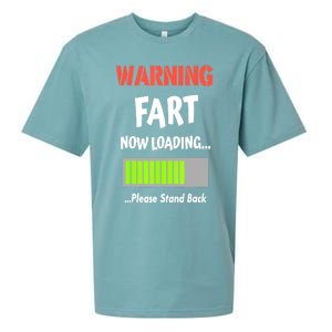 Warning Fart Now Loading Please Stand Back Funny Gag Gifts Sueded Cloud Jersey T-Shirt