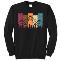 Wildlife Forest Nature Trees Retro Outdoors Mountains Hiking Sweatshirt