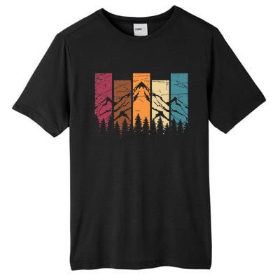 Wildlife Forest Nature Trees Retro Outdoors Mountains Hiking Tall Fusion ChromaSoft Performance T-Shirt