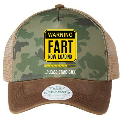Warning Fart Now Loading Legacy Tie Dye Trucker Hat