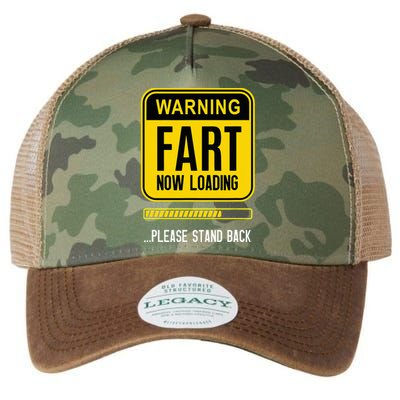 Warning Fart Now Loading Legacy Tie Dye Trucker Hat