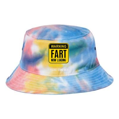 Warning Fart Now Loading Tie Dye Newport Bucket Hat