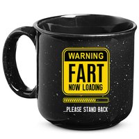 Warning Fart Now Loading 15oz Campfire Ceramic Mug