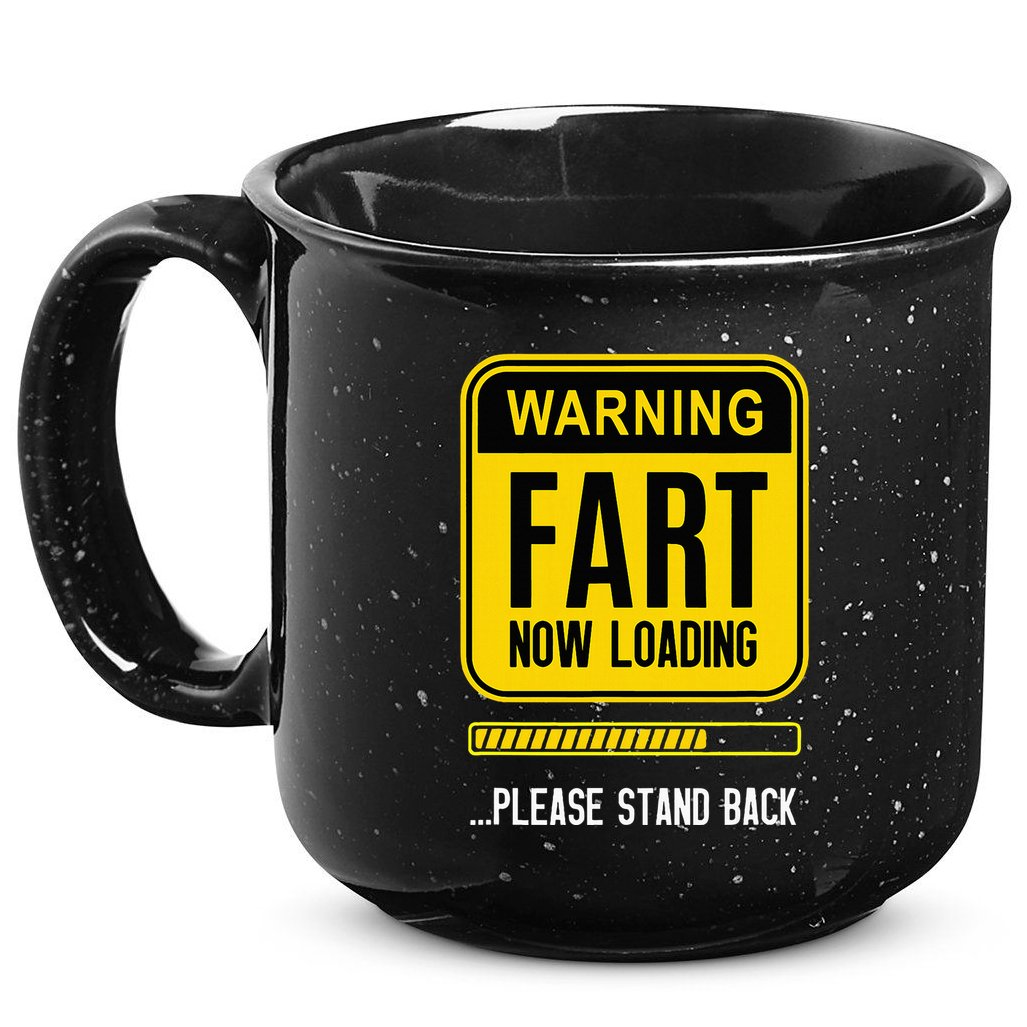 Warning Fart Now Loading 15oz Campfire Ceramic Mug