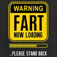 Warning Fart Now Loading Golf Towel