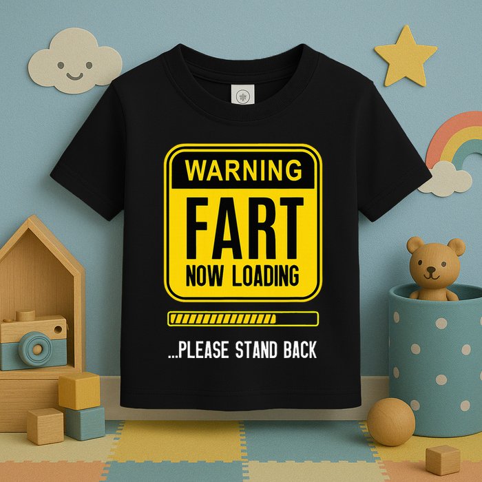 Warning Fart Now Loading Toddler T-Shirt