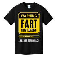 Warning Fart Now Loading Kids T-Shirt