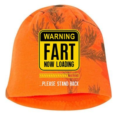 Warning Fart Now Loading Kati - Camo Knit Beanie